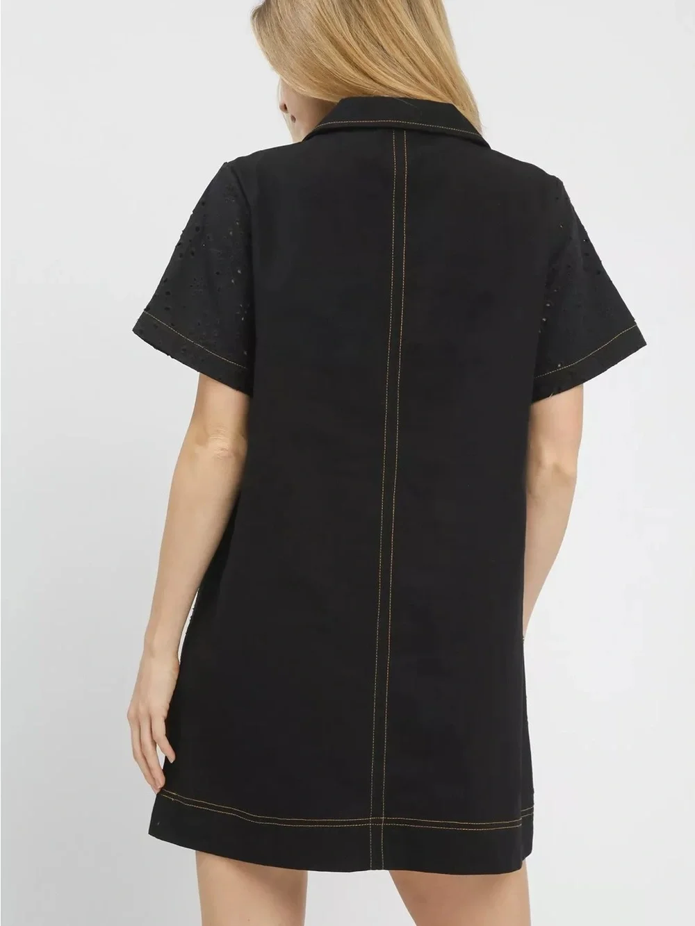 Umgee Black Women's Eyelet Dress Size Small